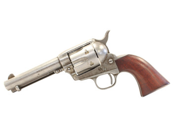 Taylors & Company 555136 1873 Cattleman 357 Mag Caliber with 4.75" Barrel, 6rd Capacity Cylinder, Overall Antique Finish Steel & Walnut Grip
