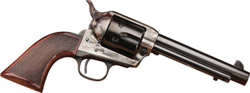 Taylors  Company 556205DE Short Stroke Smoke Wagon  357 Mag 6rd 5.50 Blued Cylinder  Barrel Color Case Hardened Steel Frame Checkered Walnut Navy Size Grip Taylor Tuned UPC: 839665008607
