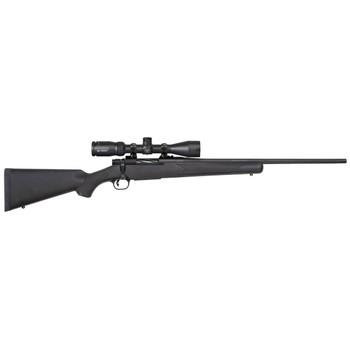 Mossberg 28053 Patriot  7mm08 Rem Caliber with 51 Capacity 22 Fluted Barrel Matte Blued Metal Finish  Black Synthetic Stock Right Hand Full Size Includes Vortex Crossfire II 39x40mm Scope UPC: 015813280532