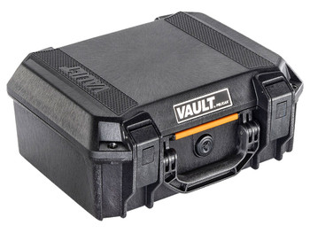 Pelican VCV200 Vault Case Medium Black Polymer Holds 2 Handguns
