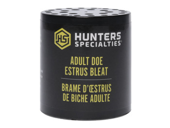Hunters Specialties 00167 Adult Doe Estrus Can Call Doe Sounds Attracts Deer Black
