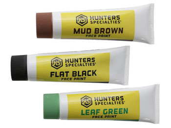 Hunters Specialties 00268 Woodland Camo Creme Makeup Kit 3 Tubes