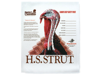 HS Strut 06850 Turkey Paper Hanging Shotgun 11" x 11" Multi-Color 12 PK