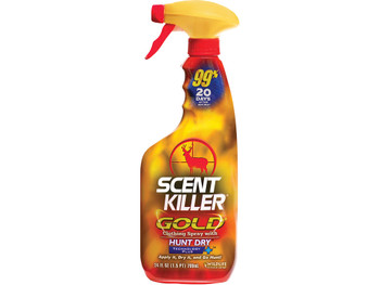 Wildlife Research 1255 Scent Killer Gold Odor Eliminator Odorless Scent 24 oz Trigger Spray