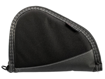 Allen 4448 Deluxe Handgun Case Black w/Gray Trim, Foam Padding, Non-Absorbent Lining & Lockable Zipper 8" L