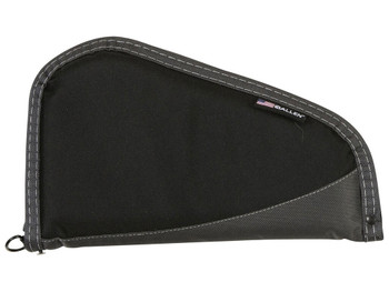 Allen 44411 Deluxe Handgun Case Black w/Gray Trim, Foam Padding, Non-Absorbent Lining & Lockable Zipper 11" L