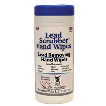 Birchwood Casey 32440 Lead Scrubber  8 x 6 Wipes 40 Per Pkg UPC: 029057324402