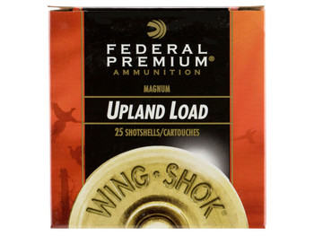 Federal P1295 Premium Wing-Shok Magnum 12Gauge 3" 1 5/8oz 5Shot 25 Per Box/10 Case