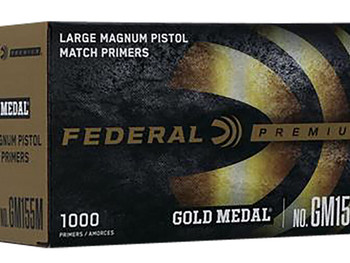 Federal GM155M Gold Medal Premium Large Pistol Multi Caliber Handgun 1000 Per Box/5 Case
