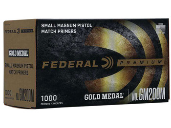 Federal GM200M Gold Medal Premium Small Pistol Multi Caliber Handgun 1000 Per Box/5 Case