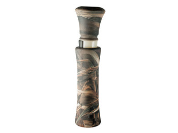 Duck Commander DC2006 Camo Max Open Call Double Reed Mallard Hen Sounds Attracts Ducks Realtree Max-4 Plastic