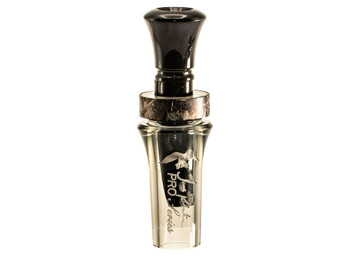 Duck Commander DCPROAS Jase Robertson Friction Open Call Double Reed Mallard Hen Sounds Attracts Ducks, Smoke Gray Acrylic