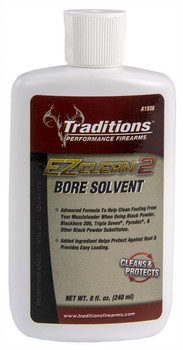 Traditions A1936 EZ Clean 2 Bore Solvent Against Fouling Rust 8 oz Squeeze Bottle UPC: 040589020457