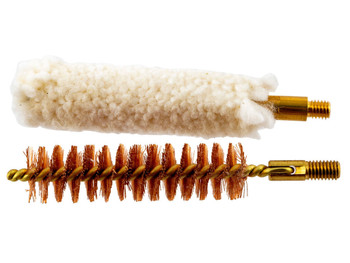 Traditions A1238 Brush/Swab Set 50 Cal 10 32 Thread Bronze Bristles 1 Set