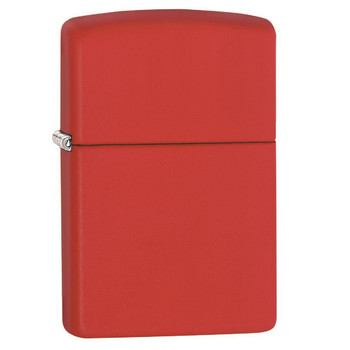 Zippo Classic Matte Red Lighter UPC: 041689102333