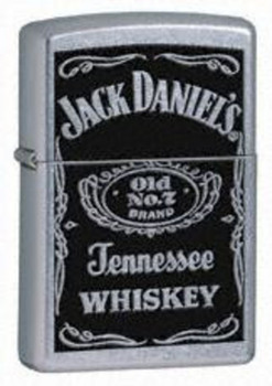 Zippo Street Chrome Jack Daniel Lable Lighter UPC: 041689247799