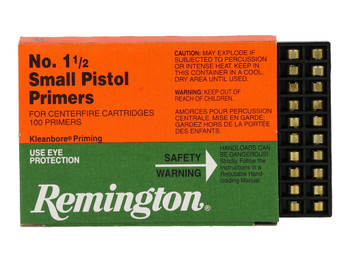 Remington Ammunition 22600 Centerfire Primers Reloading Small Pistol Multi Caliber Handgun