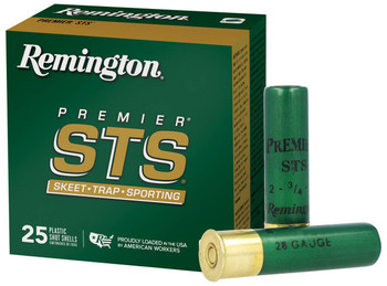 Remington Premier STS 28 Gauge Shotshell Ammunition, 2 3/4 Inch, 1200 FPS, 2/3 Ounce, #9 Shot - 25 Cartridge Box ( 25 / 1 )