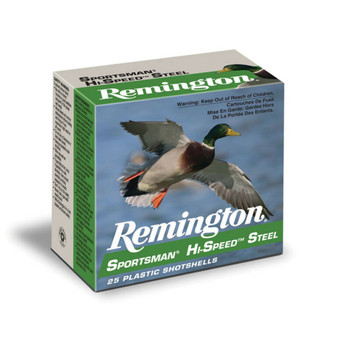 Remington Sportsman Hi-Speed Steel 12 Gauge Shotshell Ammunition, 3 Inch, 1400 FPS, 1 1/4 Ounce, #3 Shot - 25 Cartridge Box ( 25 / 1 )