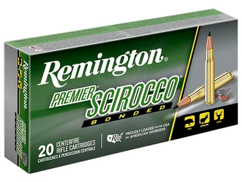 Remington Ammunition 29322 Premier Scirocco Bonded 270Win 130gr Swift Scirocco Bonded 20 Per Box/10 Case