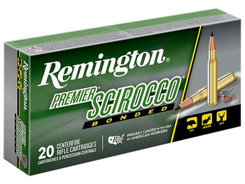 Remington Ammunition 29330 Premier Scirocco Bonded 300WinMag 180gr Swift Scirocco Bonded 20 Per Box/10 Case