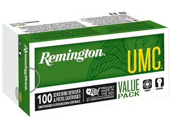 Remington Ammunition R23970 UMC Value Pack 357Mag 125gr Semi Jacketed Hollow Point 100 Per Box/6 Case