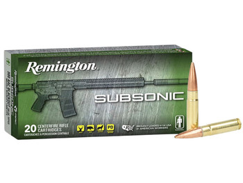 Remington Ammunition 28430 300Blackout 220gr Open Tip Flat Base 20 Per Box/10 Case