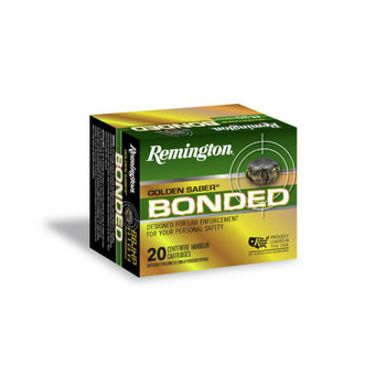 Remington Golden Saber Bonded Subsonic Centerfire Ammunition, 9mm Luger, Bonded Brass Jacketed Hollow Point, 147 Grain - 20 Cartridge Box ( 20 / 1 )
