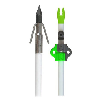 Muzzy Classic White Fish Arrow w/ Gar Point and Bottle Slide UPC: 050301102064