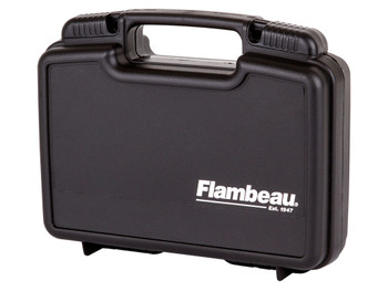 Flambeau 6445SC Safe Shot Pistol Pack Case Black Polymer Holds Handgun