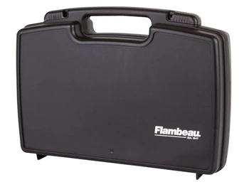 Flambeau 6455SC Safe Shot Pistol Pack Case Black Polymer Holds 2 Pistols