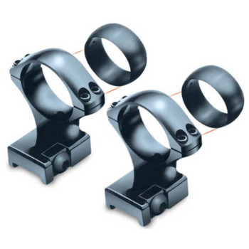 Tikka S1300930 OptiLock Rings  Black 30mm High UPC: 082442807515