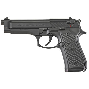 Beretta USA J92M9A0CA M9 CA Compliant Full Size Frame 9mm Luger 101 4.90 Steel Barrel Black Bruniton Serrated Steel Slide  Aluminum Frame wBeavertail Ambidextrous UPC: 082442884967
