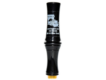 Haydel's Game Calls DC14 Diver Duck Open Call Attracts Ducks Black Acrylic
