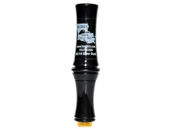 Haydel's Game Calls DC14 Diver Duck Open Call Attracts Ducks Black Acrylic