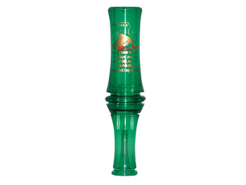 Haydel's Game Calls RL99 "Redleg" Mallard Open Call Double Reed Mallard Sounds Attracts Ducks Green Plastic