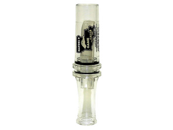 Haydel's Game Calls BC10 Big Barreled Open Call Single Reed Mallard Sounds Attracts Ducks Clear Plastic