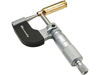 Hornady 050059 Vernier Ball Micrometer Silver Stainless Steel