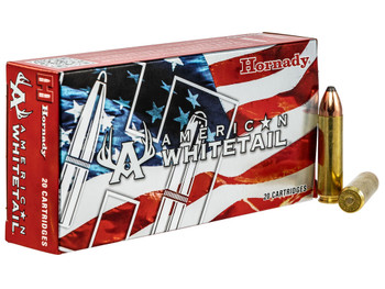 Hornady 82242 American Whitetail 450Bushmaster 245gr InterLock 20 Per Box/10 Case