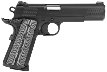 Colt Mfg O1080CCU CCU Government 45 ACP 8+1 5" Stainless National Match Barrel, Matte Black DLC Serrated Stainless Steel Slide & Frame, Black Scalloped G10 Grip, Ambidextrous                          