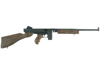 Thompson TM110S M1 Carbine Lightweight Carbine 45 ACP Caliber with 16.50" Barrel, 10+1 Capacity (Stick), Blued Metal Finish, American Walnut Stock Wood Grip Right Hand