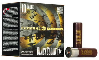 Federal Black Cloud 10 Gauge Shotshell Ammunition, 3 1/2 Inch, 1375 FPS, 1 5/8 Ounce, #2 Shot - 25 Cartridge Box ( 25 / 1 )