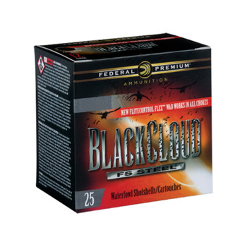 Federal PWBX134BBB Black Cloud FS 12 Gauge 3.50 1 12 oz BBB Shot 25 Per Box 10 UPC: 604544623154