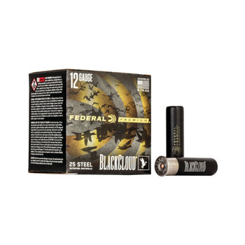 Federal Black Cloud 12 Gauge Shotshell Ammunition, 3 1/2 Inch, 1500 FPS, 1 1/2 Ounce, #2 Shot - 25 Cartridge Box ( 25 / 1 )