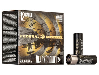 Federal PWBX1421 Black Cloud FS 12Gauge 3" 1 1/4oz 1Shot 25 Per Box/10 Case