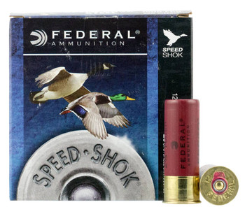 Federal Speed-Shok 12 Gauge Shotshell Ammunition, 2 3/4 Inch, 1500 FPS, 1 1/8 Ounce, #6 Shot - 25 Cartridge Box ( 25 / 1 )