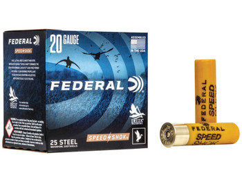 Federal WF2091 Speed-Shok 20Gauge 3" 7/8oz 1Shot 25 Per Box/10 Case