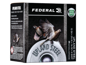 Federal USH126 Upland Field & Range 12Gauge 2.75" 1 1/8oz 6Shot 25 Per Box/10 Case