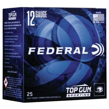 FED TOP GUN 12GA 2.75" #7.5 1 OZ 25/ UPC: 604544646412