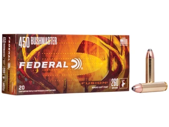 Federal F450BMFS1 Fusion 450Bushmaster 260gr Bonded Soft Point 20 Per Box/10 Case